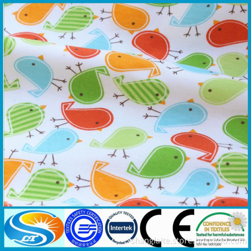 children bedding set fabric printing flannel baby bed sheet